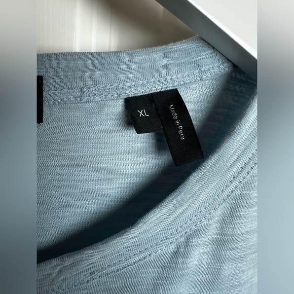 Theory Men's Light Blue Short Sleeve Tee - Picture 3 of 6